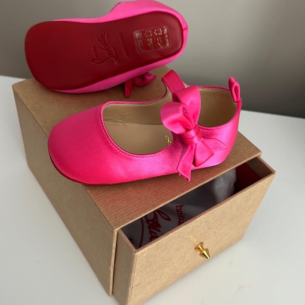 Lou babe Pink satin shoes
